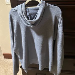 Zyia Blue patterned Hoodie